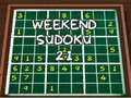 Gêm Sudoku Penwythnos 21 ar-lein