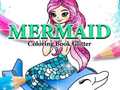 Gêm Llyfr lliwio mermaids gyda glitter ar-lein