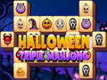 Gêm Mahjong Tripled o Hallowe'en ar-lein