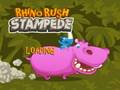 Gêm Rhinoceros Rush Stampede ar-lein