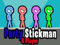 Gêm Party Stickman 4 Chwaraewyr ar-lein