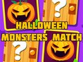 Gêm Halloween Monsters Match ar-lein