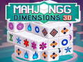 Gêm Mahjongg Dimensiynau 3D ar-lein