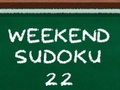 Gêm Sudoku Penwythnos 22 ar-lein