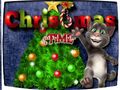 Gêm Talking Tom: Amser Nadolig ar-lein