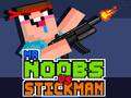 Gêm Mr Noobs yn erbyn Stickman ar-lein