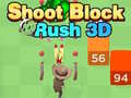 Gêm Saethu Bloc Rush 3D ar-lein