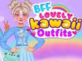 Gêm BFF Gwisg Kawaii Lovely ar-lein