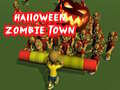 Gêm Tref Zombie Halloween ar-lein