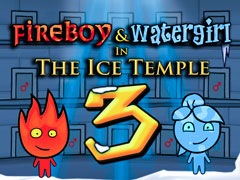 Gêm Fireboy a Watergirl 3: Y Demlwyn Iâ ar-lein