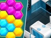 Gêm Gem Pêl Hexa Blast ar-lein
