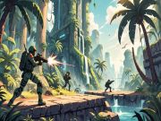Gêm Grym streic: platformer gweithredu ar-lein