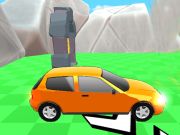 Gêm Obby: Hyfforddiant mewn car ar-lein