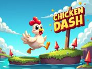 Gêm Dash Cyw Iâr ar-lein