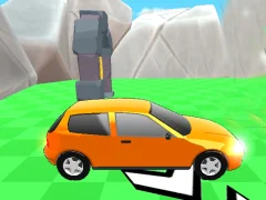 Gêm Obby: Hyfforddiant mewn car ar-lein