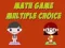 Gêm Gêm Mathemateg Dewis Lluosog ar-lein