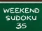 Gêm Sudoku Penwythnos 35 ar-lein