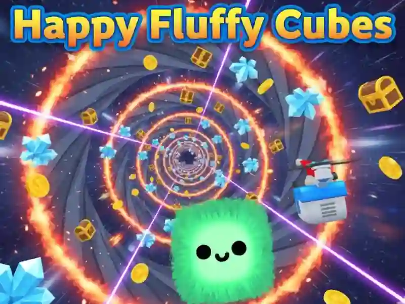 Gêm Ciwbiau Fluffy Hapus ar-lein