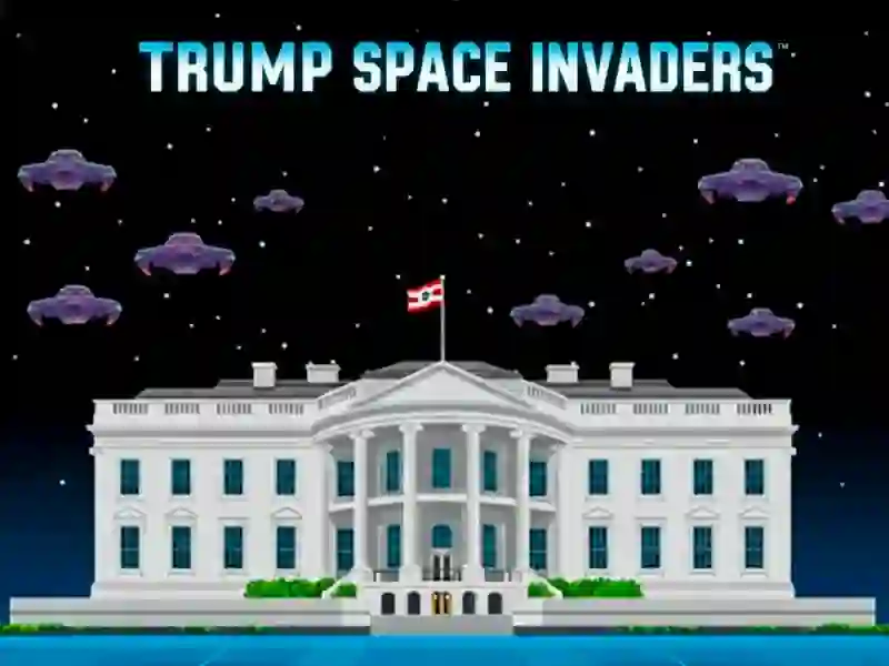 Gêm Goresgynwyr Trump Space ar-lein