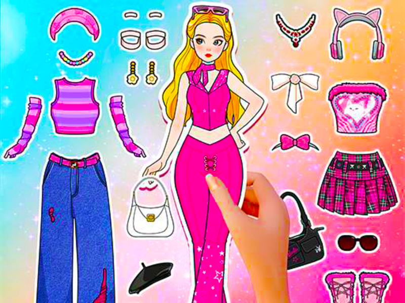 Gêm Dyddiadur Doll Papur: Gwisgwch Diy ar-lein
