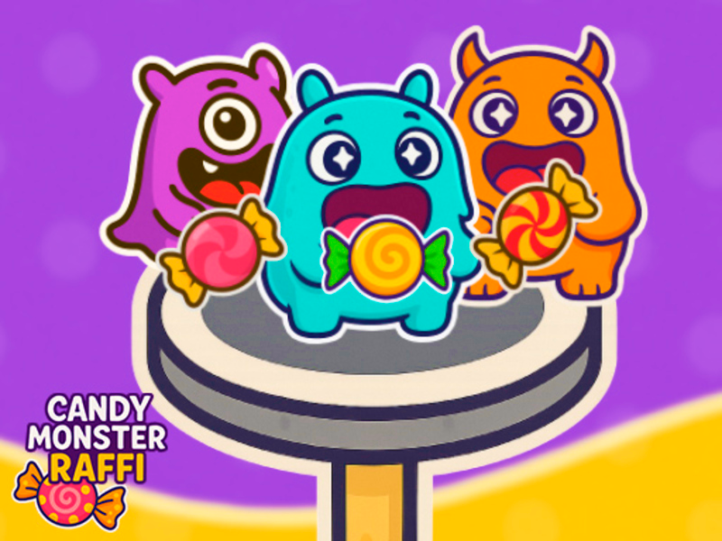 Gêm Candy Monster Raffi ar-lein