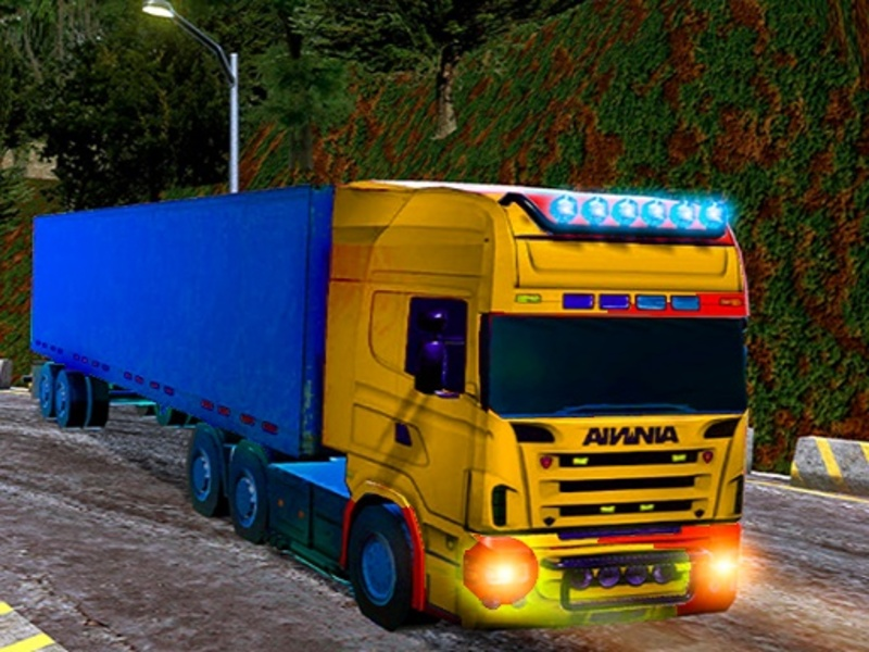 Gêm Efelychydd tryc cargo 2025 ar-lein