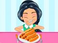 Gêm Cystadleuaeth Bwyta Hotdog y Frenhines ar-lein