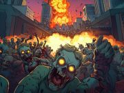 Gêm Gwarchae zombie. io ar-lein