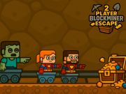 Gêm 2 chwaraewr blockminer dianc ar-lein