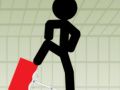Gêm Ymladdwr Stickman: Y Mynd i'r Ffa ar-lein
