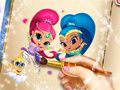 GĂȘm Llyfr lliwio Shimmer a Shine ar-lein GĂȘm Llyfr lliwio Shimmer a Shine ar-lein