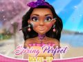 Gêm Make-Up Perffaith y Gwanwyn ar-lein