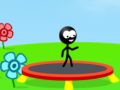 Gêm Stickman Trampolin ar-lein