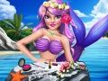 Gêm Arddull Makeup y Frenhines Morfa ar-lein
