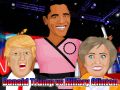 Gêm Donald Trump yn erbyn Hillary Clinton ar-lein