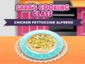Gêm Dosbarth Coginio Sara: Fettuccine Alfredo Cyw Iau ar-lein