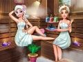 Gêm Sauna Brenhines yr Iâ Bywyd Real ar-lein