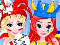 Gêm Лучшие друзья: Чемпионат мира по раскраске лиц ar-lein