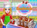 Gêm Cacen Sandwich Iog ar-lein