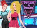 Gêm Golau ar Deunydd Ffasiwn Princeses Ifanc ar-lein