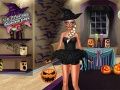 Gêm Tywysoges Iâ: Paratoadau Halloween ar-lein