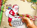 Gêm Darlunio Nadolig Santa ar-lein