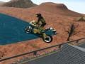 Gêm Stunts Beiciau ar drafodaeth ar yr autostrada ar-lein