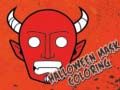 Gêm Llyfr lliwio Masgiau Hallowe'en ar-lein