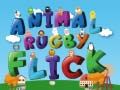 Gêm Anifeiliaid Rygbi Flick ar-lein