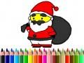 Gêm Dychwelyd i'r ysgol: Paentio Santa Claus ar-lein