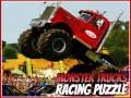 Gêm Puzl Racing Traciau Monsters ar-lein