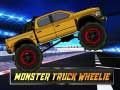 Gêm Monster Truck Wheelie ar-lein