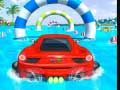 Gêm Stunts Car Surfing Dŵr a Rasio Car ar-lein