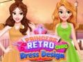 Gêm Dyluniad Gwisg Retro Chic ar gyfer Tywysoges ar-lein
